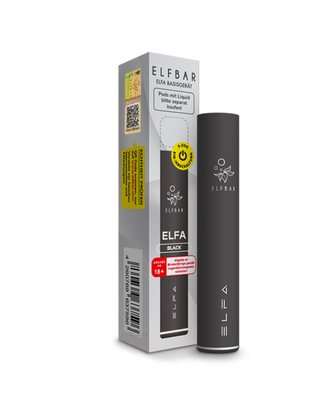 ELFBAR | ELFA | Akku-Trger | Schwarz Der's Shop ELFBAR | ELFA | Akku-Trger | Schwarz Der's Shop