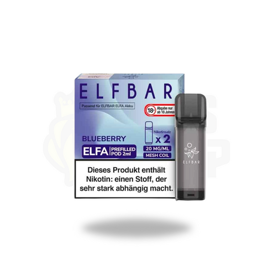 ELFBAR | ELFA | Blueberry Prefilled Pod | 2x2ml 20mg