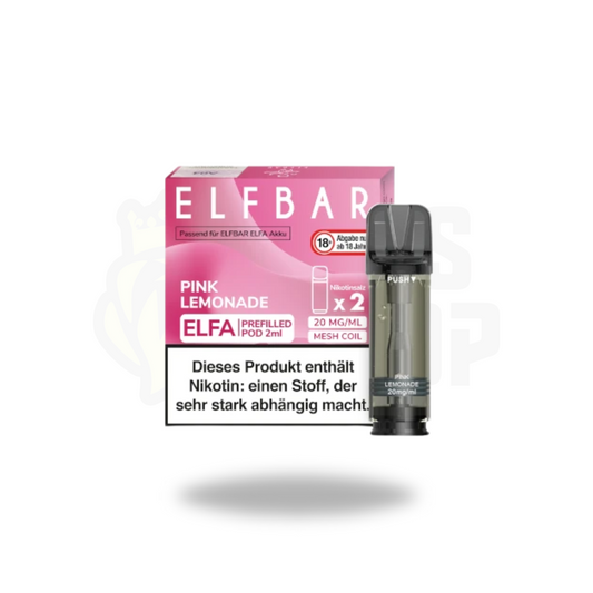ELFBAR | ELFA | Pink Lemonade Prefilled Pod | 2x2ml 20mg