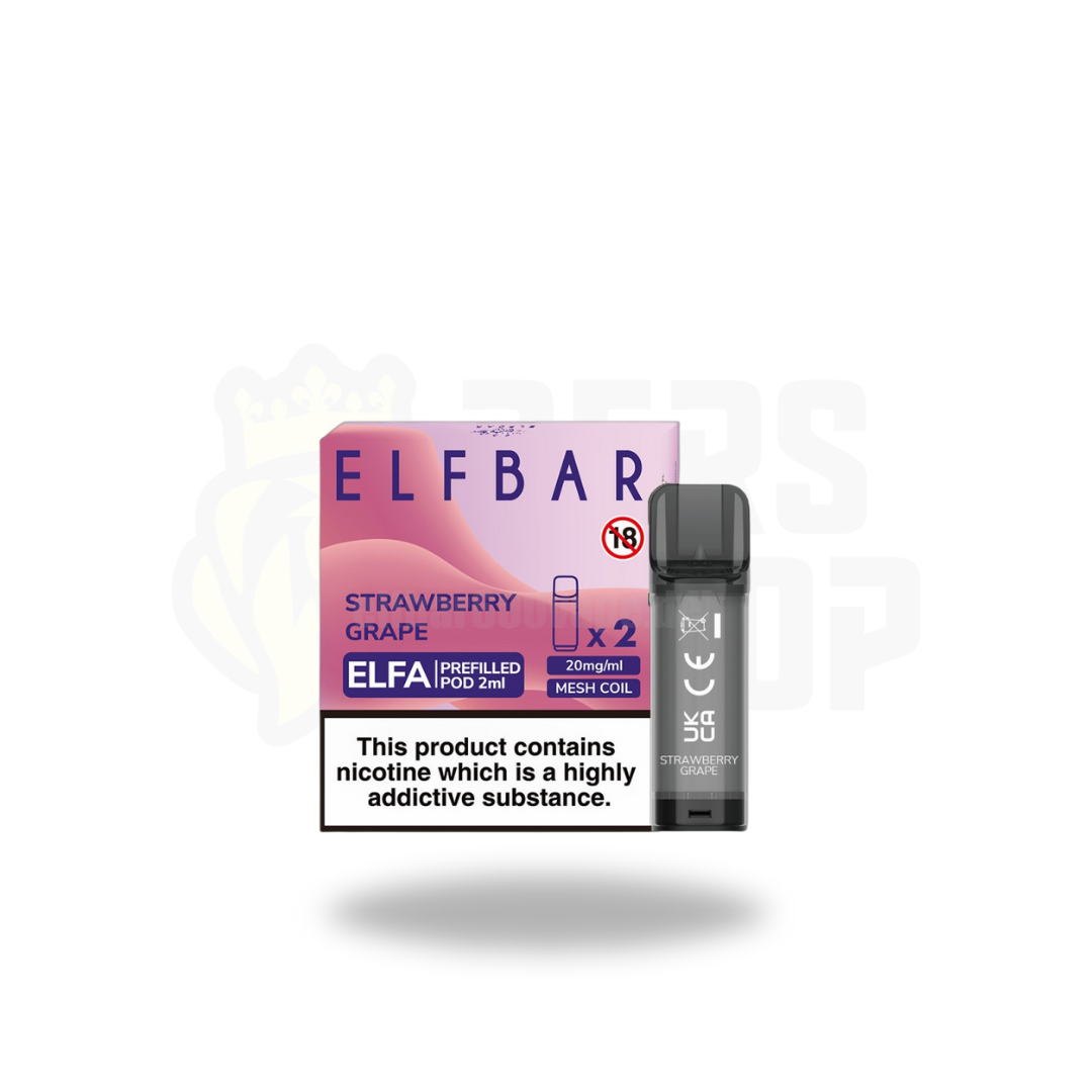 ELFBAR | ELFA | Strawberry Grape Pod | 2x2ml 20mg