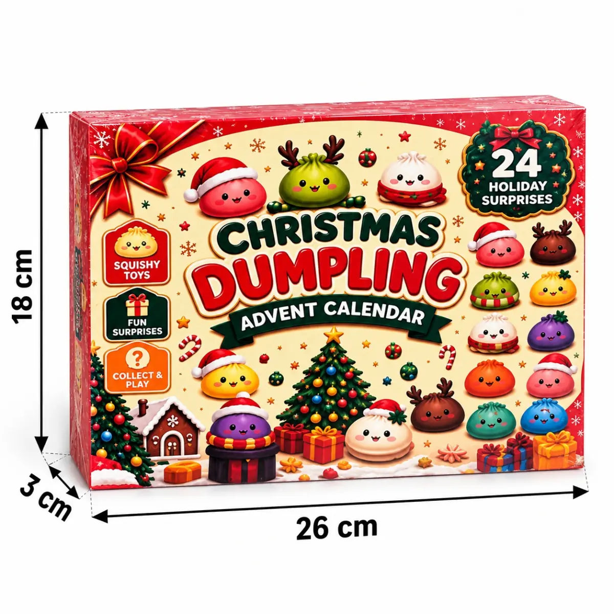 Adventskalender mit 24 Überraschungen | Squishy Dumplings